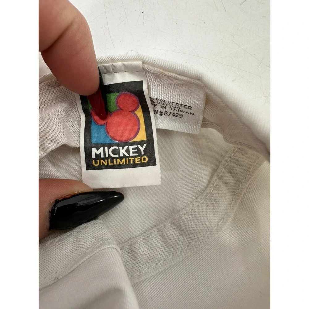Mickey Unlimited Mickey Mouse Olympic Rings Embroidered White Baseball Cap‎